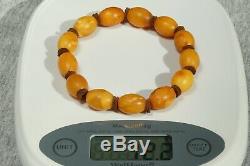Antique natural Baltic amber bracelet 12 grams. CHECK MY AMBER ITEMS SHOP
