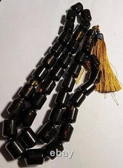 Antique natural Baltic amber rosary 96 gr. Misbaha Kahraman