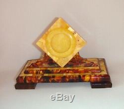 Antique photo frame Natural Genuine Baltic amber Made in Kaliningrad 1960s