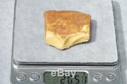 Antique rare white colour natural amber stone 20 grams CHECK MY EBAY SHOP THANKS