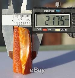Antique raw amber old stone rough 37.4g natural Baltic DIY