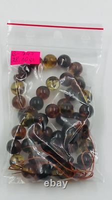 Authentic Amber Islamic Prayer Natural Amber Tasbih Misbaha Tesbih pressed