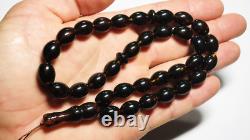 Authentic Amber Misbaha Tesbih Natural Amber Prayer pressed