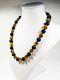 Authentic Amber necklace Natural Amber Necklace Amber Jewelry pressed