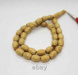 BALTIC AMBER ROSARY 52.88g 1412mm olive misbah tesbih 33 prayer beads Large