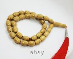 BALTIC AMBER ROSARY 52.88g 1412mm olive misbah tesbih 33 prayer beads Large