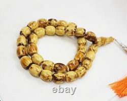 BALTIC AMBER ROSARY 76.86g 1517mm olive misbah tesbih 33 prayer beads Large