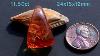 Baltic Amber 11 50ct Rusty Red 100 Natural Cabochon Triangle