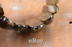 Baltic Amber Bracelet Woman jewelry Elastic string Handmade Natural amber
