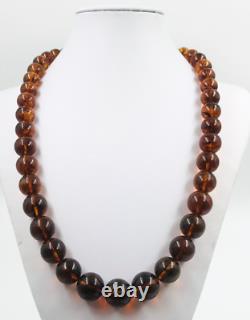 Baltic Amber Necklace for adults Genuine Amber Necklace Amber Beads pressed