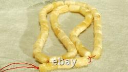Baltic Amber Rosary Natural Necklace 38 Grams Islam Prayer Amber Necklace