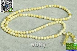 Baltic Amber Rosary Necklace Bracelet High Colour White Class Collectible