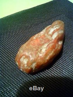 Baltic Amber, natural Butterscotch raw rough stone, weight 84.73 grams