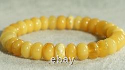 Baltic Natural Amber Bracelet 14 G High Class Beads Investment Collectible Asset