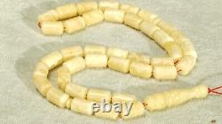 Baltic Natural Amber Rosary Necklace 38 G Islam Prayer Amber Necklace From Euro