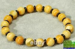 Baltic Natural Yellow Color Amber Bracelet 8 Grams Collectible Amber