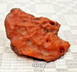 Baltic amber. Untreated Natural antique piece of amber Honey color 112 grams