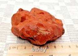 Baltic amber. Untreated Natural antique piece of amber Honey color 112 grams