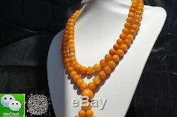 Baltic natural Islam prayer Mala beads 108 beads amber bracelet, necklace 72 g