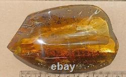 Baltic natural, polished amber. Weight 76 gr