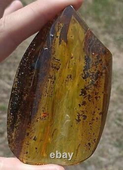 Baltic natural, polished amber. Weight 76 gr