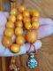 Beautiful Amber Beads Rosary BALTIC AMBER enemel. Natural amber not pressed
