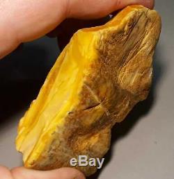 Beautiful Natural Genuine White Royal Baltic Amber Stone 53.5g