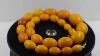 Big Antique Natural Round Beads Baltic Amber Necklace 104 Gr