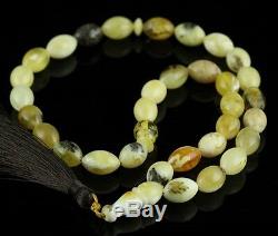 Big Natural Royal Baltic Amber Islamic 33 Prayer Worry Beads Tasbih Misbah 21g