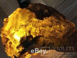 Big Raw Amber Stone rock 384 g pendant 100% natural Baltic kahrab kahrman misbah