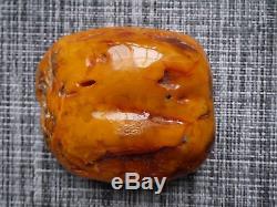 Butterscotch Natural Baltic Amber single piece Rare color Huge 287 gram