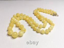 Certified one stone natural baltic amber necklace royal white amber bernstein