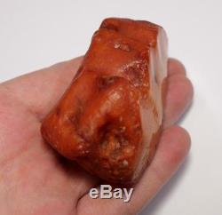 (D) Natural Genuine Butterscotch Egg Yolk Baltic Amber Stone