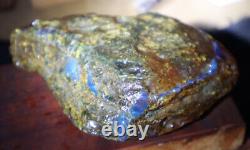 Excellent Natural Dominican Clear Sky Blue Amber Rough Specimen 120mm 144g