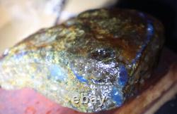 Excellent Natural Dominican Clear Sky Blue Amber Rough Specimen 120mm 144g