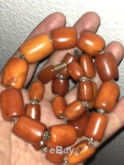 Fine Butterscotch Baltic Amber Natural Bead Necklace