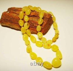GENUINE AMBER NECKLACE Natural BALTIC AMBER Beads Handcraft amber Jewelry