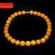 GENUINE NATURAL YELLOW BALTIC AMBER BEADS LARGE NECKLACE 92g