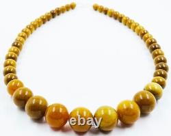 Genuine Amber Necklace Genuine Baltic Amber beads necklace pressed