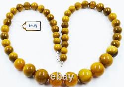 Genuine Amber Necklace Genuine Baltic Amber beads necklace pressed