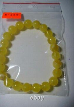 Genuine BALTIC AMBER BRACELET lemon ROUND amber Beads Bracelet
