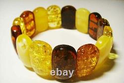 Genuine Baltic amber bracelet amber authentic amber bracelet