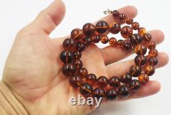 Genuine Baltic amber necklace Amber Jewerlry Natural Amber Necklace pressed