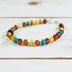 Genuine Natural Baltic Amber Bracelet Turquoise Silver Brown Cognac Yellow Beads