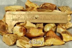 High class Antique natural Baltic marble white amber stones 100 grams