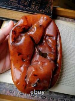 Huge Amber Donut Natural Baltic Butterscotch Antique Rare Stone Raw Museum 554gr