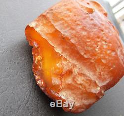 Huge Natural Genuine Butterscotch Egg Yolk Baltic Amber Stone 264g
