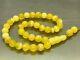 Islamic 33 Prayer Beads Gift Round BALTIC Amber TASBIH Mat Opaque Bead 21g 15581