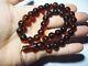 Islamic 33 Prayer Beads Natural Baltic Amber Kehribar Tasbih pressed