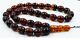 Islamic 33 Prayer Beads Natural Baltic Amber Tasbih Misbaha Muslim pressed